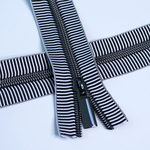 Donut Pull Zipper Pack - F*ck Zipper Tape with Matte Black Teeth Donut Pull Zipper Pack - F*ck Zipper Tape with Matte Black Teeth