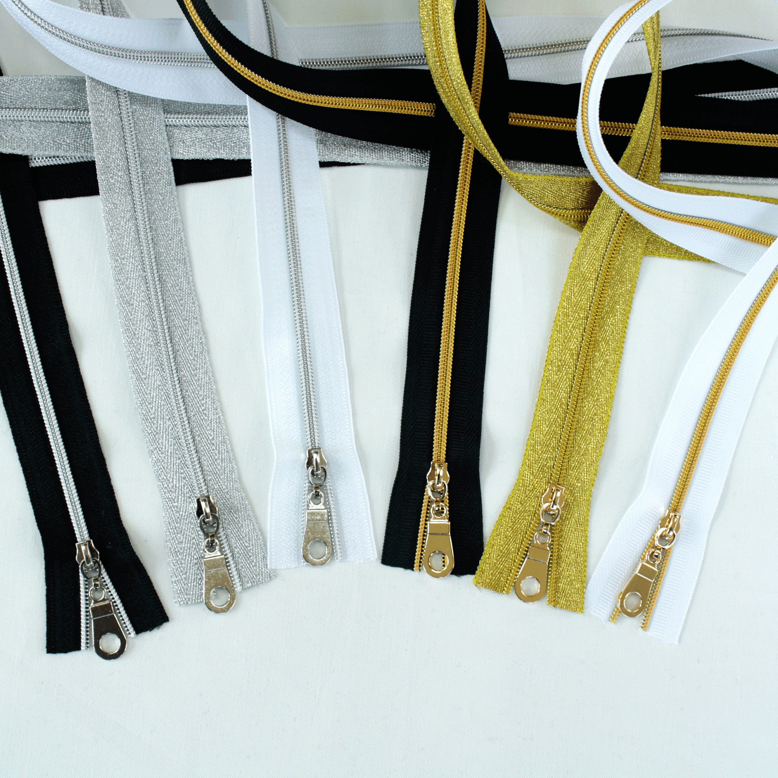 Size 3 Nylon Coil Zippers Bundle zipper by the yard 3 Etsy