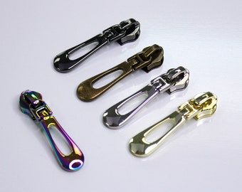 Size #5 Teardrop Zipper Pulls, Purse Zipper Pulls, Zipper Pulls