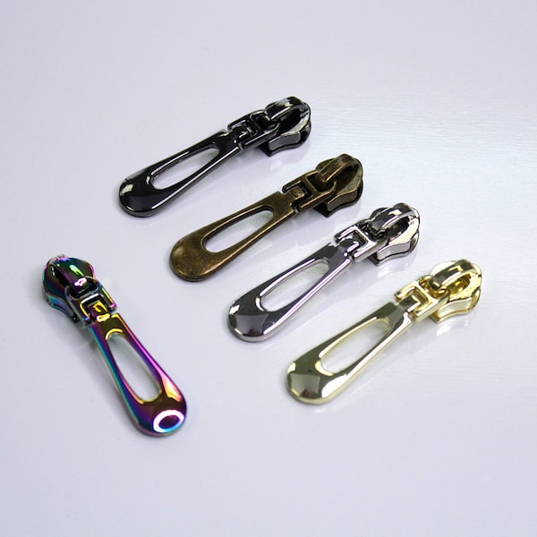 Size #5 Teardrop Zipper Pulls, Purse Zipper Pulls, Zipper Pulls