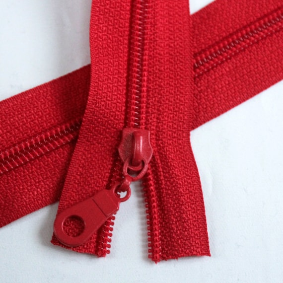 Roter Reissverschluss Bulk Stock Rote Reissverschlussband Etsy