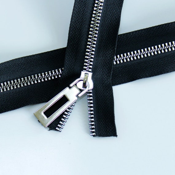 Black U Shape Bag w/Brass Zipper
