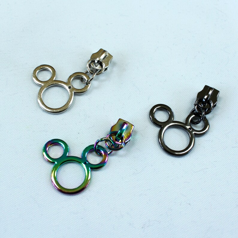 Size 5 MMouse Zipper Pulls zipper pulls purse zipper pulls Etsy