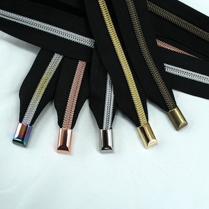 Metal Cord/ Zipper Ends (5 pcs)