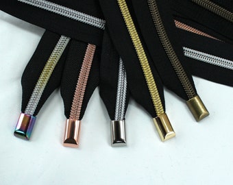 Metal Cord/ Zipper Ends (5 pcs)