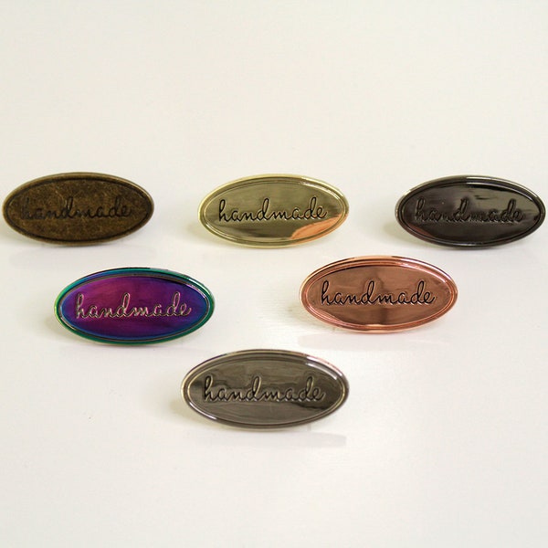 Oval Handmade Label – 1 piece