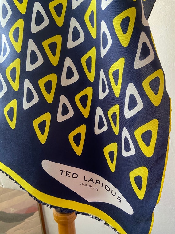 TED LAPIDUS Vintage Paris scarf. Authentic boho c… - image 10