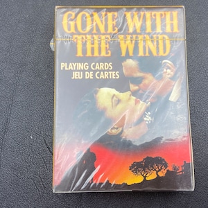 Jeu de cartes Gone with The Wind. Aquarius