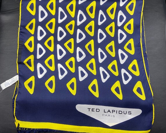 TED LAPIDUS Vintage Paris scarf. Authentic boho c… - image 5