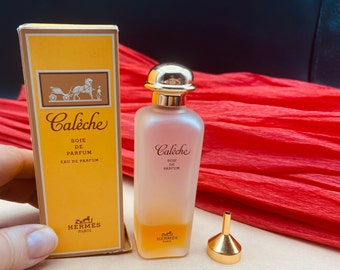 Calèche  HERMES Silk perfume. Vintage Eau de Parfum. Refill. For collector.