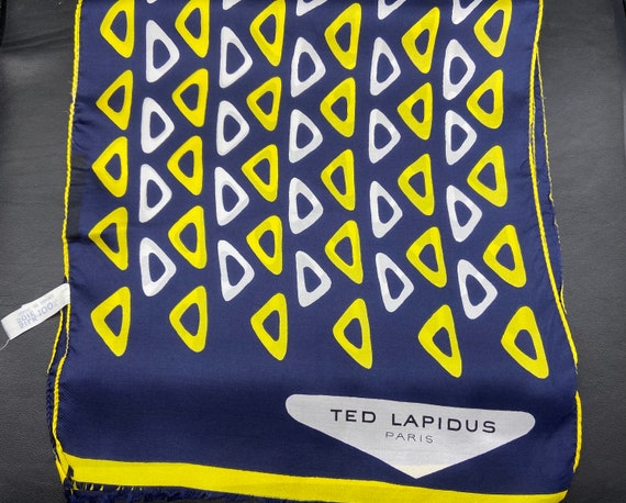 TED LAPIDUS Vintage Paris scarf. Authentic boho c… - image 9