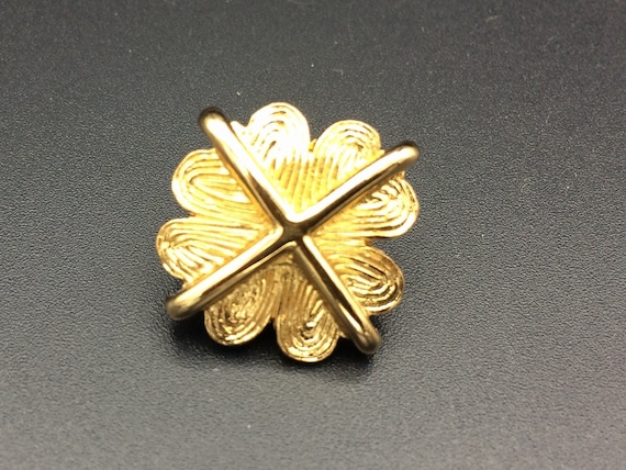 Broche Vintage Guy Laroche En Métal Doré - Superbe État - Occasion
