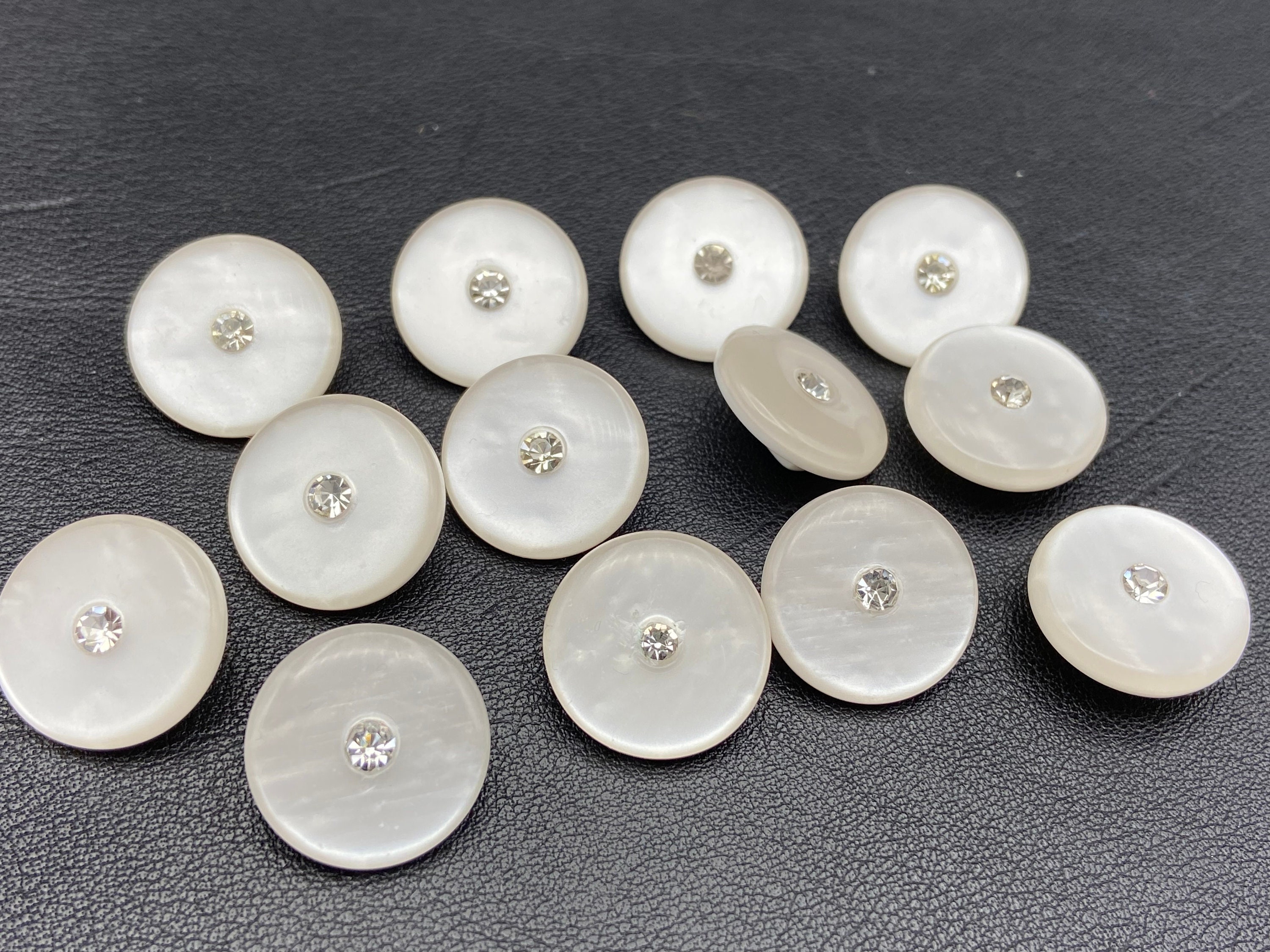Vintage Mother of Pearl Buttons, Lot of 50 Antique Sewing Buttons