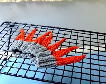 children's/toddler's headband crown, recycled polyester yarn