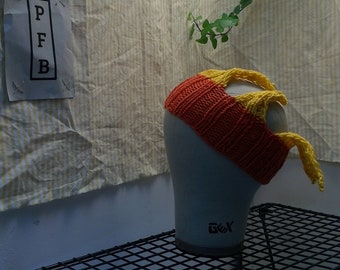 headband crown, one size, recycled yarn