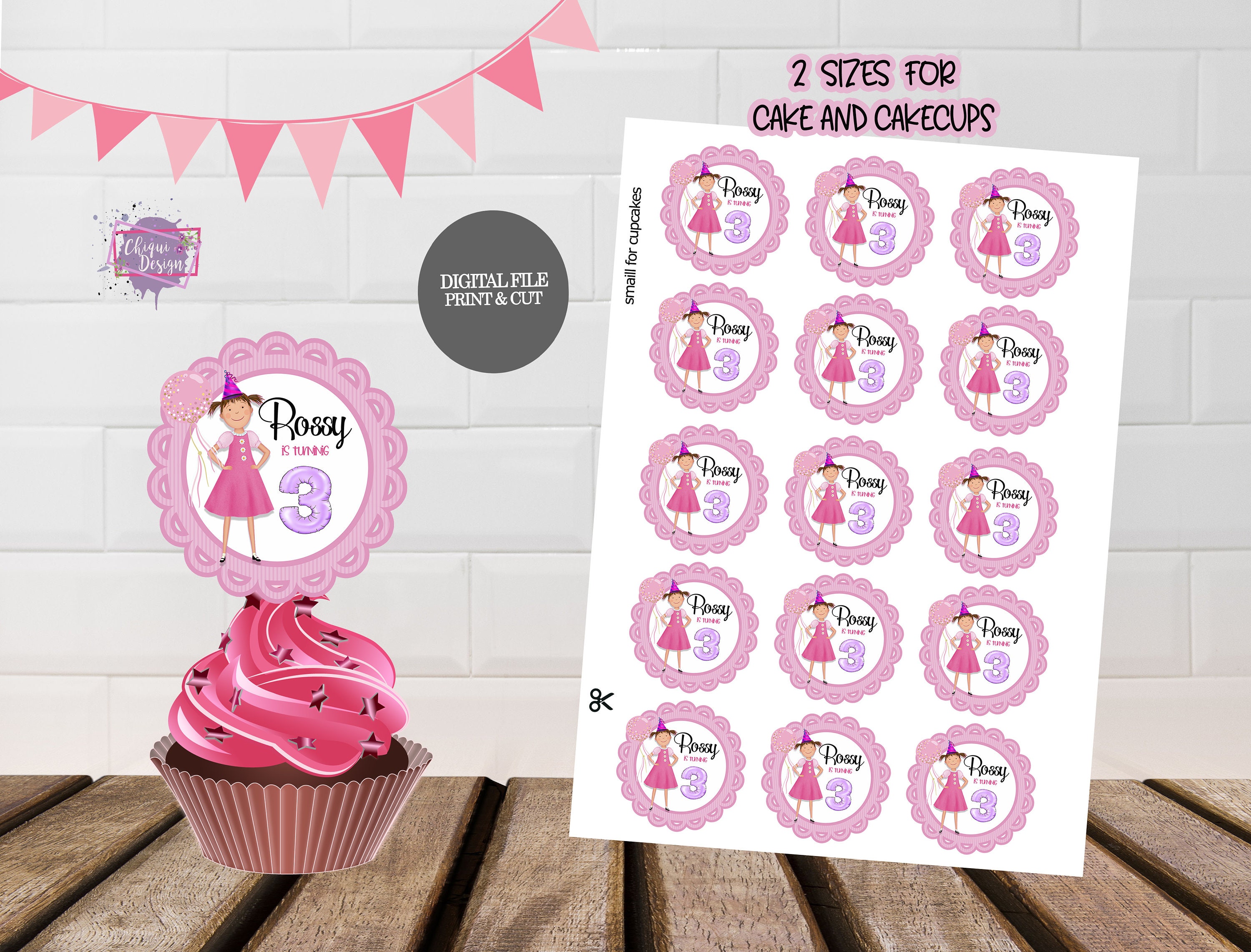 Pinkalicious Birthday Invitation, Birthday Party Printable Invite for ...