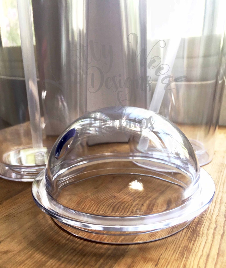 PREORDER / 24oz Acrylic Dome Lid Tumbler / Double wall / Side Etsy