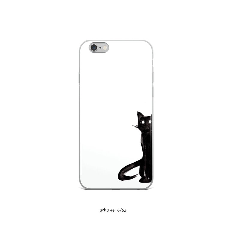 Cat Phone Case Cute iPhone Case Samsung Galaxy S8 Case Cat Etsy