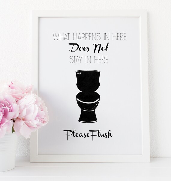 Bathroom Signs Funny Bathroom Art Kids Door Signs Funny Etsy