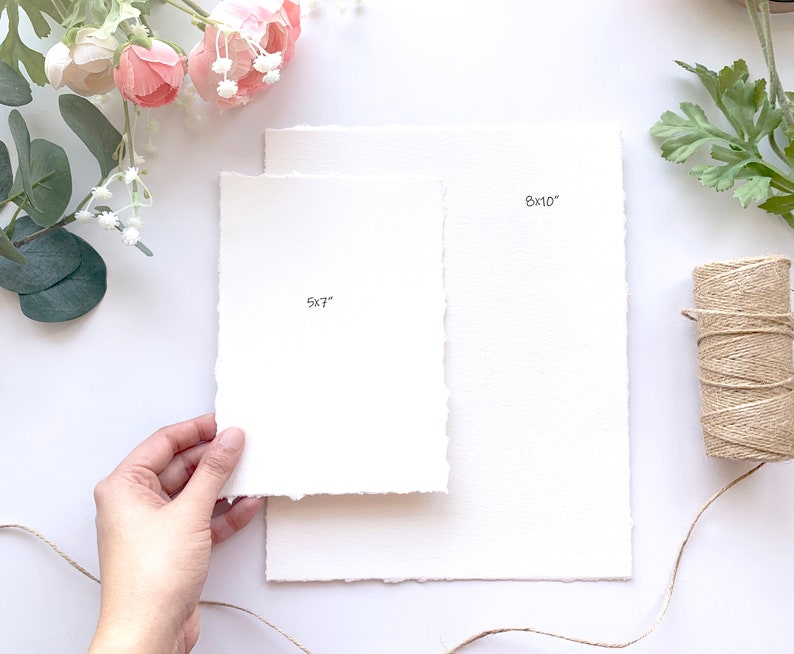 Newlywed Gift Wedding Vows 1st Anniversary Gift Handmade Paper Cotton Rag Paper 2nd Anniversary Gift Custom Cotton Anniversary Gift