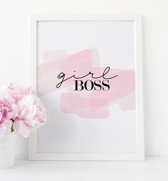 Boss Lady Cubicle Decor Girl Boss Office Desk Accessories Etsy