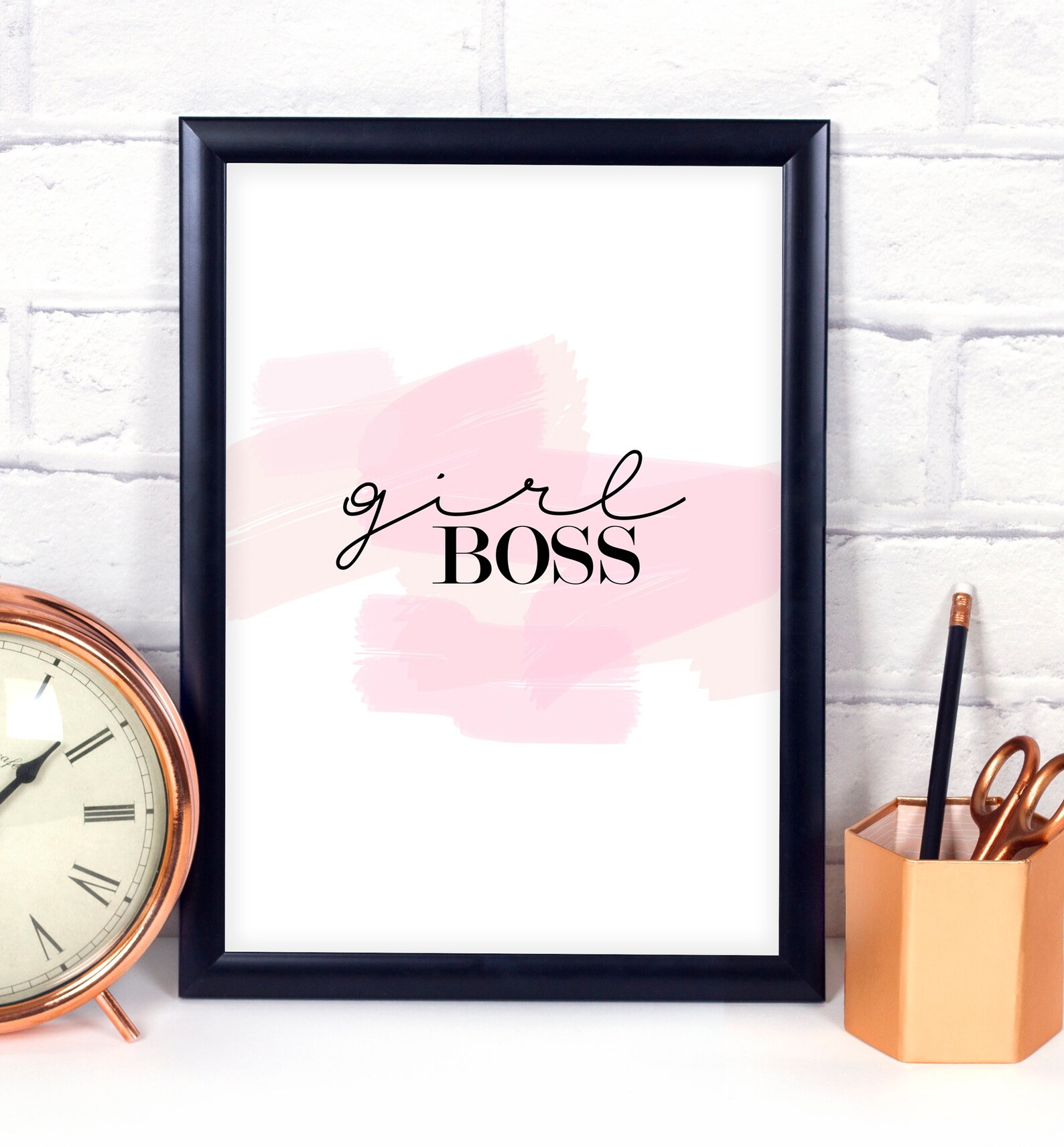 Boss Lady Cubicle Decor Girl Boss Office Desk Accessories Etsy