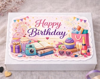 American  Chocolate Gift Box Variety, Birthday Care Package