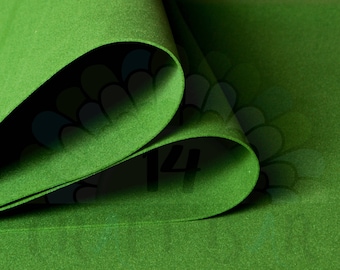 AKTIONEN!!! 5 Schaumstoffblätter - Grüne Farbe, Foamiran, Schaumstoff Eva, handgemachte Schaumblumen