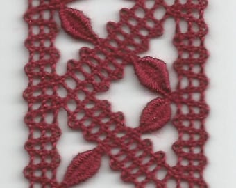 D E F schema di pratica per pizzo a fuselli 3 pezzi