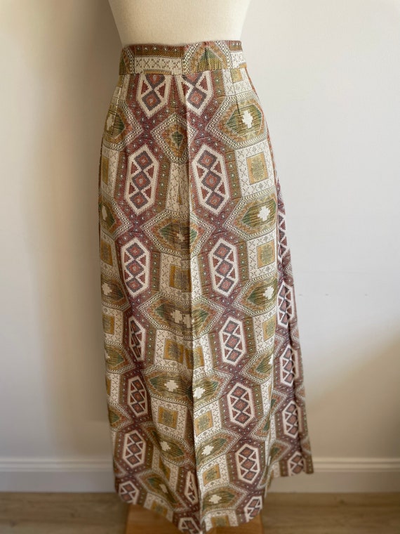 70s Tapestry Maxi Skirt - image 1