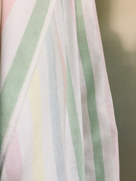 Lightweight Pastel Striped Vintage Summer Blazer - image 4