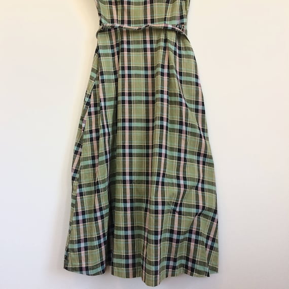 Vintage Plaid Dress - image 3