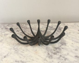Vintage Dansk Quistgaard Cast Iron Candle Holder