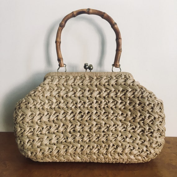 natural raffia bags