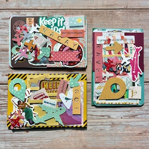 Reise Scrapbook Kit, Sommer Urlaub Junk Journal Set, Reise Scrapbooking Zubehör, Urlaub Journaling Verzierungen