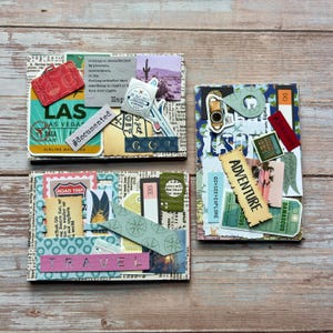 Fournitures de scrapbooking de voyage, ensemble de journaux d'aventures indésirables, embellissements de scrapbooking de voyage, accessoires de journalisation de vacances