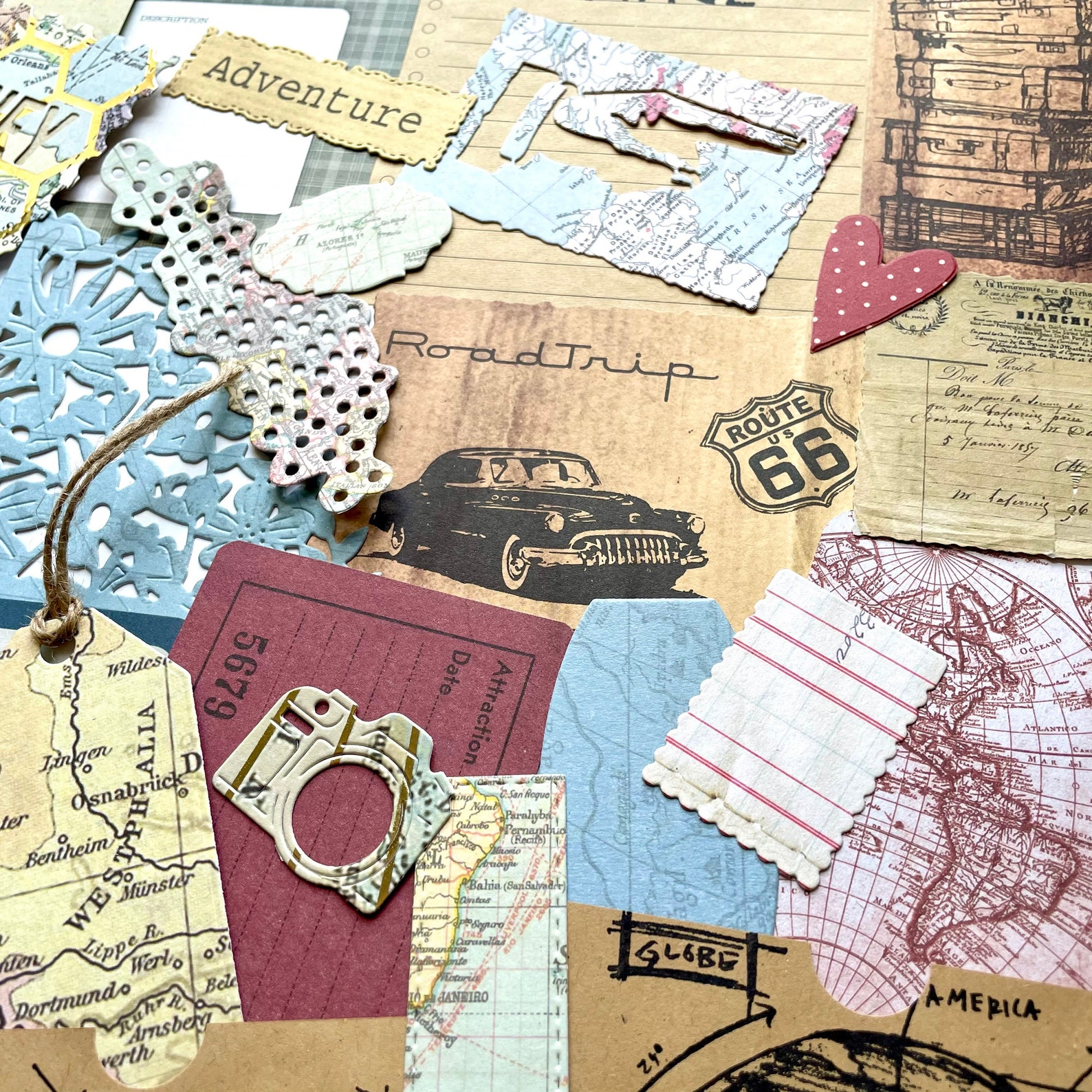 travel scrapbook supplies