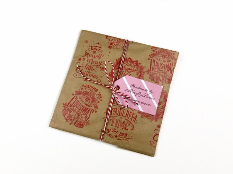 scrapbooking accessories ephemera pack Christmas junk journal kit scrapbook embellishments handmade Christmas journaling set