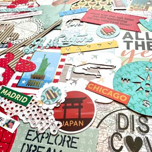 Travel Scrapbook Supplies, Scrapbooking Embellishments Set, Wanderlust ...
