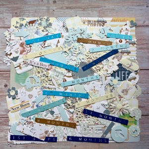 Baby Journal Verzierungen, handgemachtes Junk Journal Kit Zubehör