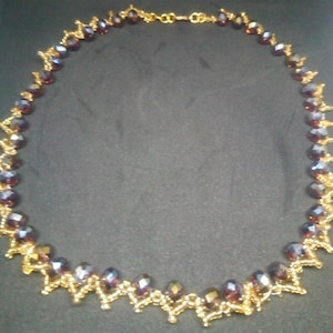Crystal Necklace-handmade jewelry,beaded necklace,crystal necklace,swarovski,,gifts for women,