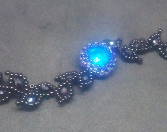 Light of the Faeries- beaded bracelet, fairy bracelet, fantasy bracelet, romantic bracelet, Valentine jewelry, romantic jewelry,