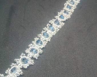 Starburst bracelet, handmade jewelry,beaded jewelry,crystal jewelry,fantasy jewelry,,gifts for women,