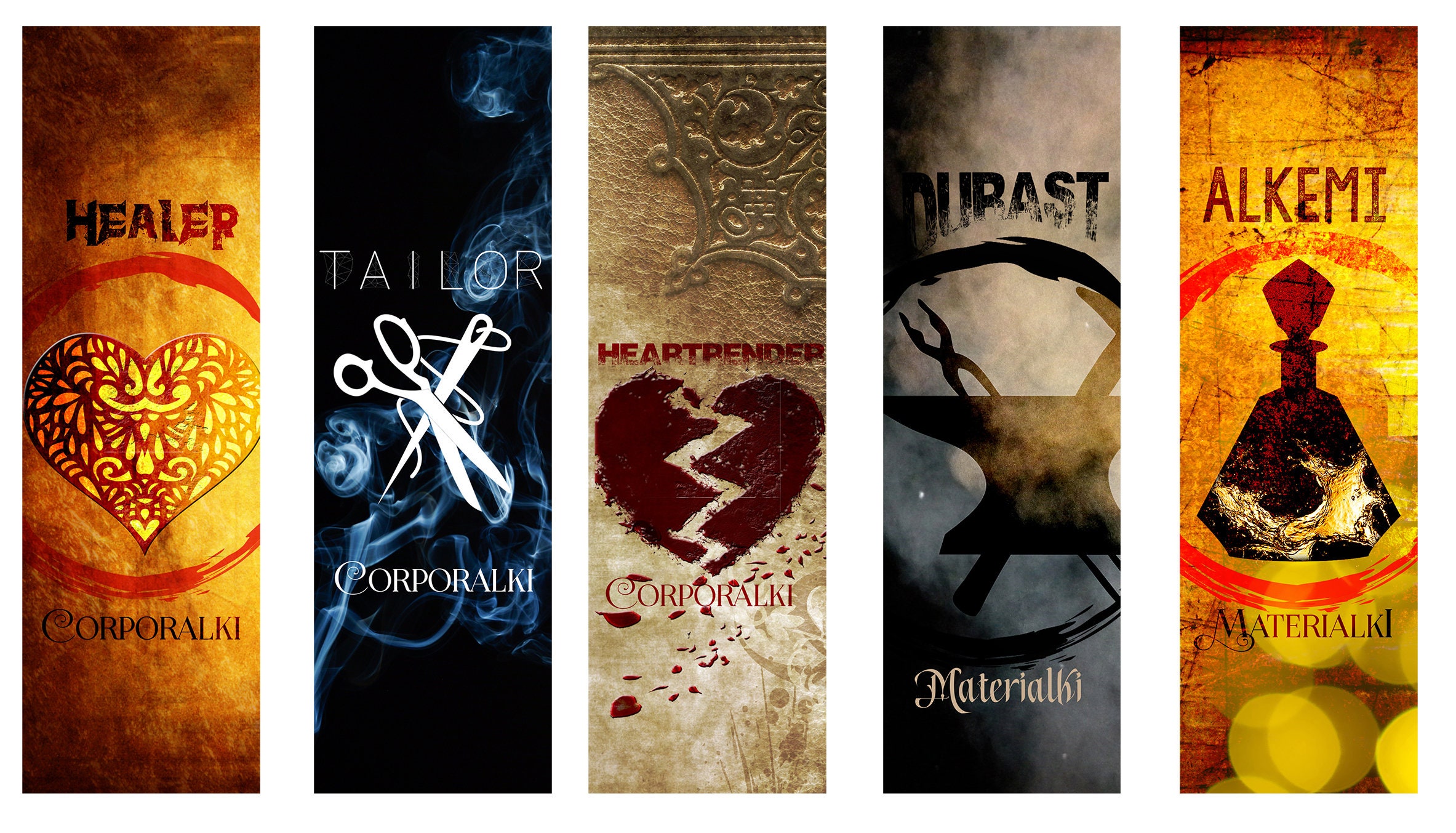 04. Grisha Verse Inspired Bookmarks Options Available 