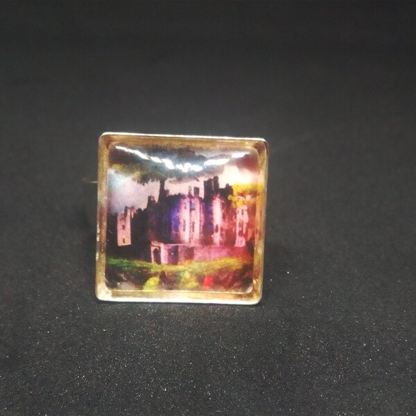 Liquid Glass Ring Etsy