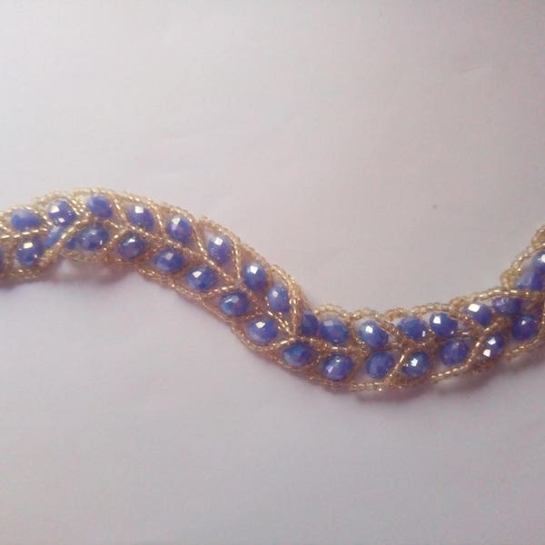 Leafed magic-handmade jewelry,beaded bracelet,crystal bracelet,fantasy bracelet,,gifts for women,