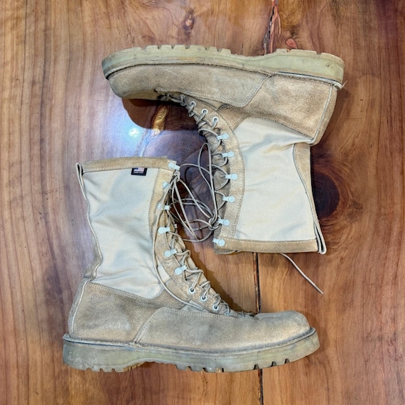 Danner, Vintage Danner Suede Leather Boots Men 15 1/2 EE Ft Lewis Fort Military Hunting