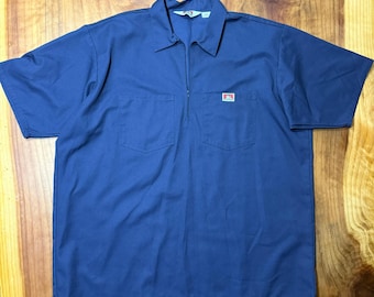 Vintage 90s Ben Davis Blue Tshirt Medium Hip Club Ben Davis Usa