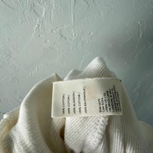 Vintage Y2K Free people Women Shirt Thermal Waffle Knit Cotton off shoulder II11 image 6