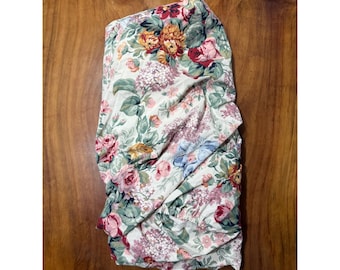 Vintage Ralph Lauren Allison Floral Fitted Sheet Twin Bedding Cotton C18